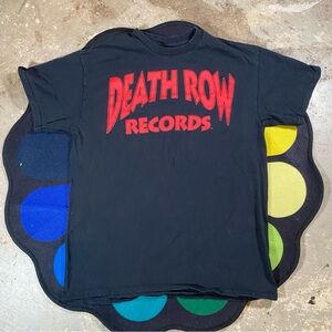 Size M - Death Row Records Black T-Shirt